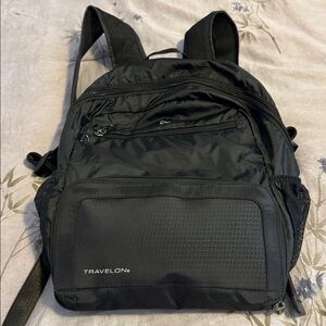 Travelon Black Travel Backpack